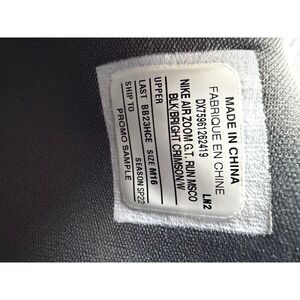 Nike Air Zoom GT Run MSCO Black Bright Crimson DX75961262419 Promo Sample M16